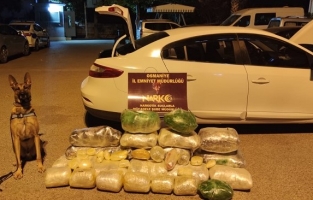 Osmaniye'de 76 kilo 650 gram esrar ele geçirildi