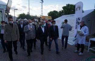 Osmaniye Belediye Başkanı Kadir Kara deprem bölgesinde