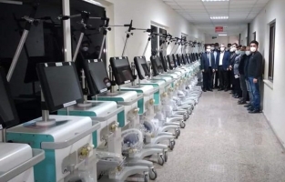 Osmaniye Devlet Hastanesine yerli solunum cihazları teslim edildi