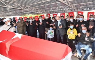 Şehidimiz Polis Memuru Barış Göl, Osmaniye'de ebediyete uğurlandı