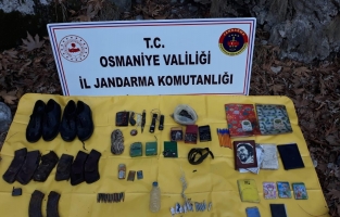 Osmaniye'de PKK'ya ait sığınak bulundu