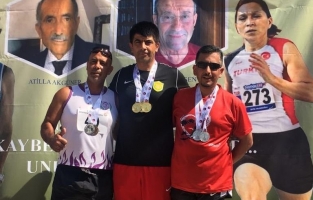 Ercan Temel 4 Altın, 1 Gümüş madalya kazandı