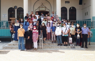 Gençlik Kampına katılacak 40 öğrenci Mersin'e uğurlandı