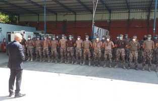 Osmaniye'de Polis Özel Harekat Timleri Suriye'ye dualarla uğurlandı