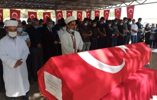 Sivas'ta kalbine yenik düşen Uzman Çavuş Osmaniye'de toprağa verildi