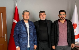 İHA'dan BBP'ye hayırlı olsun ziyareti