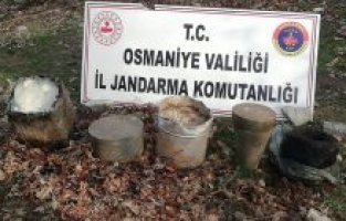 Osmaniye'de 180 kilo patlayıcı madde ele geçirildi