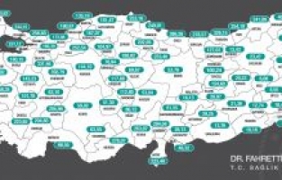 Osmaniye'de vaka sayısı %51 düştü