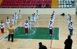 Osmaniye'de yapılan siyah kuşak ve dan terfi sınavına 330 sporcu katıldı