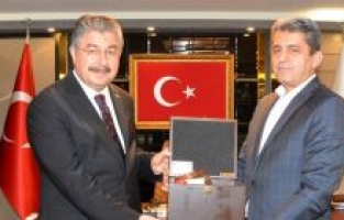 Vali Yılmaz'dan Ahmet Eroğlu'na hayırlı olsun ziyareti