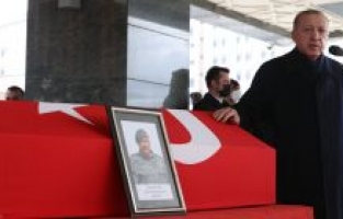 Cumhurbaşkanı Erdoğan, şehit Hayrettin Eren'in cenaze törenine katıldı