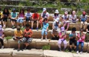 Kastabala Antik Kenti'nde kitap okuma etkinliği