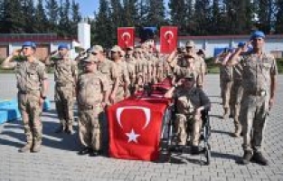Osmaniye’de 38 engelli genç askerlik heyecanı yaşadı