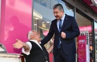 Vali Yılmaz'ın esnaf ziyaretleri sürüyor