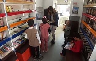 Gezici Kütüphane, köy okullarında!
