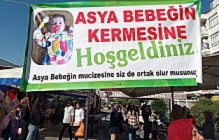 SMA hastası Asya Bebek için kermes açıldı