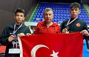 Münir Furkan ve Rıfat, Balkan Şampiyonasında 3.'sü oldu