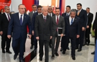 MHP lideri Devlet Bahçeli adaylık başvurusunu yaptı