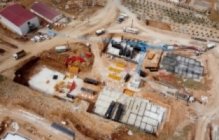 İkinci depremin merkez üssü Elbistan'da kalıcı konutlar yükseliyor