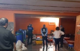 Mersin'de sağlıksız koşullarda muhafaza edilen 310 kilogram sakatat imha edildi