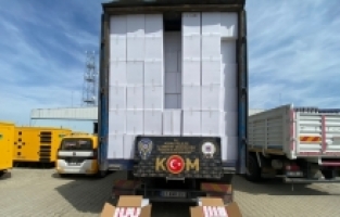 Adana'da 28 milyon 550 bin kaçak makaron ele geçirildi