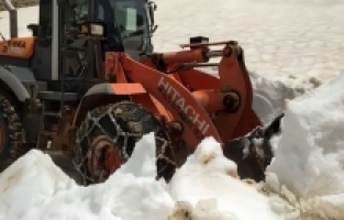 Antalya'da mayısta karla mücadele