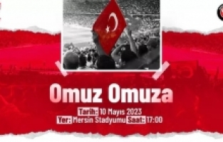 Binlerce futbolsever, TFF Omuz Omuza Gösteri Maçı için bir araya gelecek