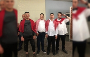 Elmalı'da temsili askerlik yapacak engellilere “asker kınası“ yakıldı