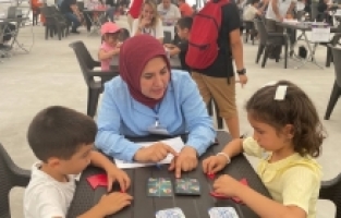 Hatay'da çadır kentte Akıl ve Zeka Oyunları Turnuvası yapıldı