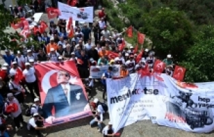 Osmaniye'de "Atatürk'ü Anma Doğa Yürüyüşü" düzenlendi