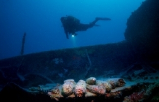 Savaşta batırılan Fransız gemisi “Paris 2“, Antalya'da dalış turizmine hizmet veriyor