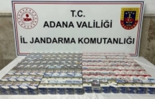 Adana'da araçlarında 339 paket kaçak sigara bulunan 3 kişi gözaltına alındı