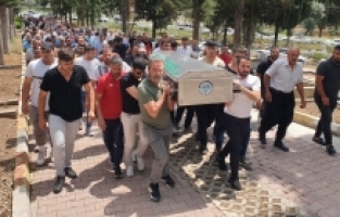 Atletizm Milli Takımı antrenörlerinden Çağrı Oflaz, son yolculuğuna uğurlandı