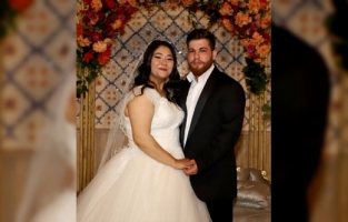 Depremzede çiftin düğün hayali Antalya'da gerçekleşti