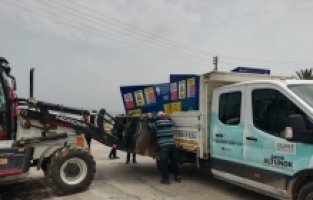 Göksu Deltası'nda çevre kirliliğini önlemek için 50 atık konteyneri konuldu