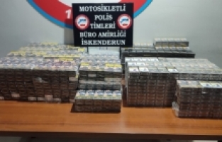 Hatay'da 1500 paket kaçak sigara ele geçirildi