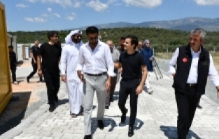 Hatay'da yapımı tamamlanan Katar-2 Konteyner Kenti'nin teslimi yapıldı