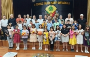 Kadirli’de başarılı öğrenciler ödüllendirildi