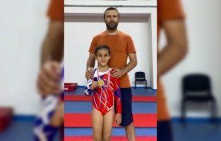 Kepez Belediyesi cimnastikçileri üç altın, bir gümüş madalya kazandı
