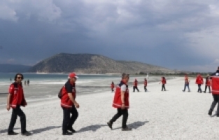 MEB AKUB, Salda Gölü'nde arama kurtarma eğitimi aldı