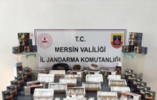Mersin'de 12 bin makaron ele geçirildi