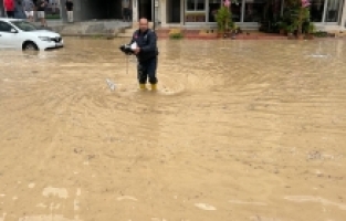 Osmaniye'de fırtına ve sağanak etkili oldu
