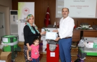 Adana'da çiftçilere ekipman desteği yapıldı