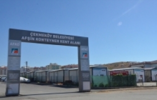 Afşin'deki konteyner kentlerde klima kurulumu tamamlandı