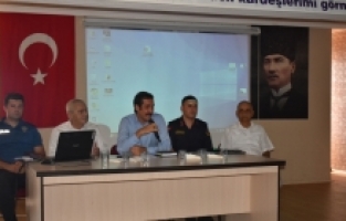 Mersin Bozyazı'da değerlendirme toplantısı yapıldı