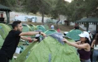 Orman okulu projesinde eğitim verildi