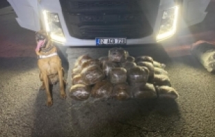 Osmaniye'de arpa yüklü tırda 40 kilogram sentetik uyuşturucu ele geçirildi