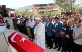 Şehit polis memuru Ramazan Kütük'ün cenazesi Hatay'da defnedildi