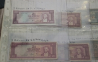 Adana'da antikacıda görerek başladığı koleksiyon merakıyla eski paraları biriktiriyor