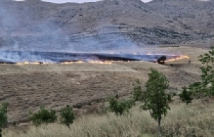 Adana'da çıkan anız yangını söndürüldü